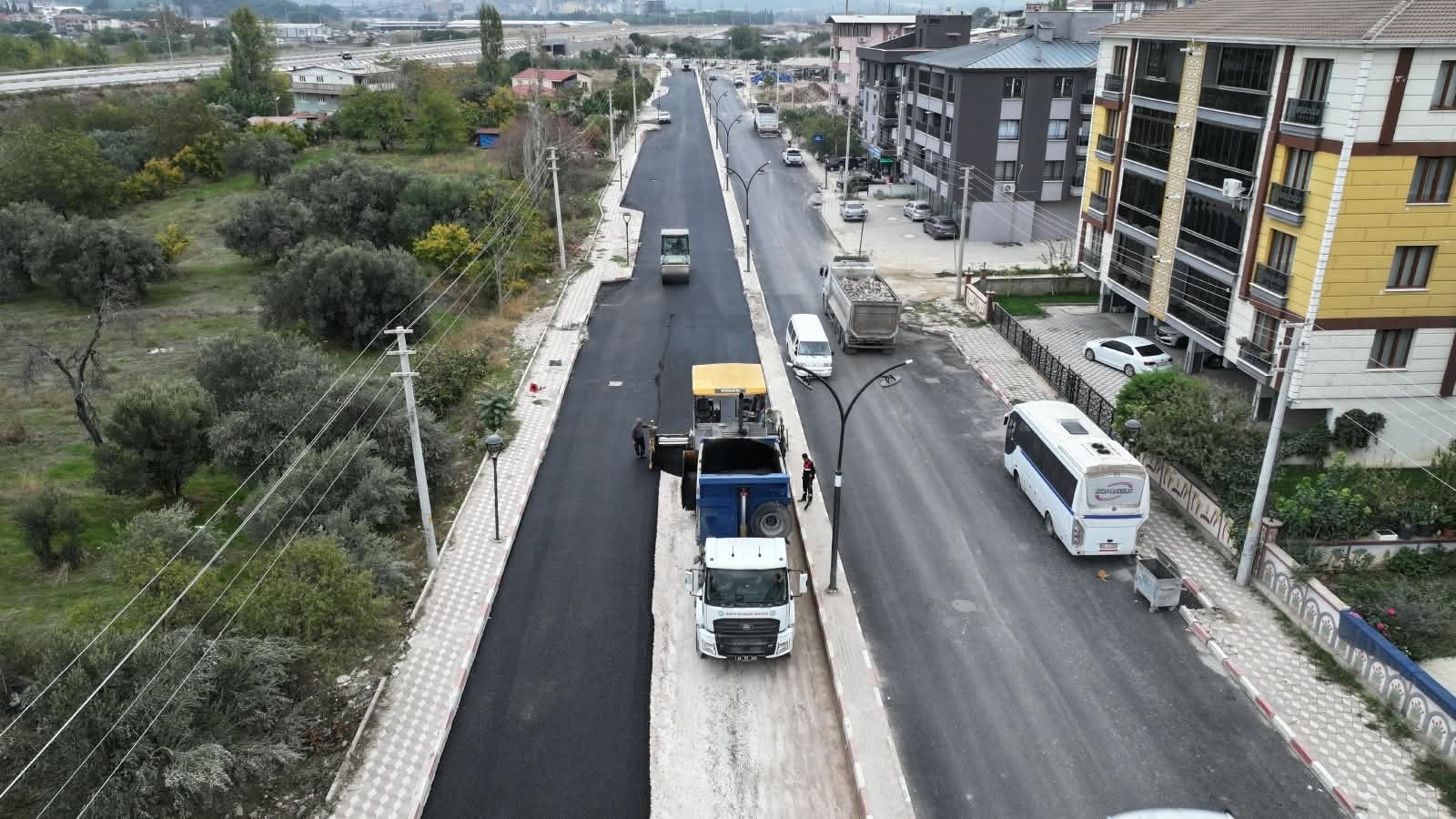 Manisa Büyükşehir’den Soma’da 3 Kilometrelik Asfalt Çalışması